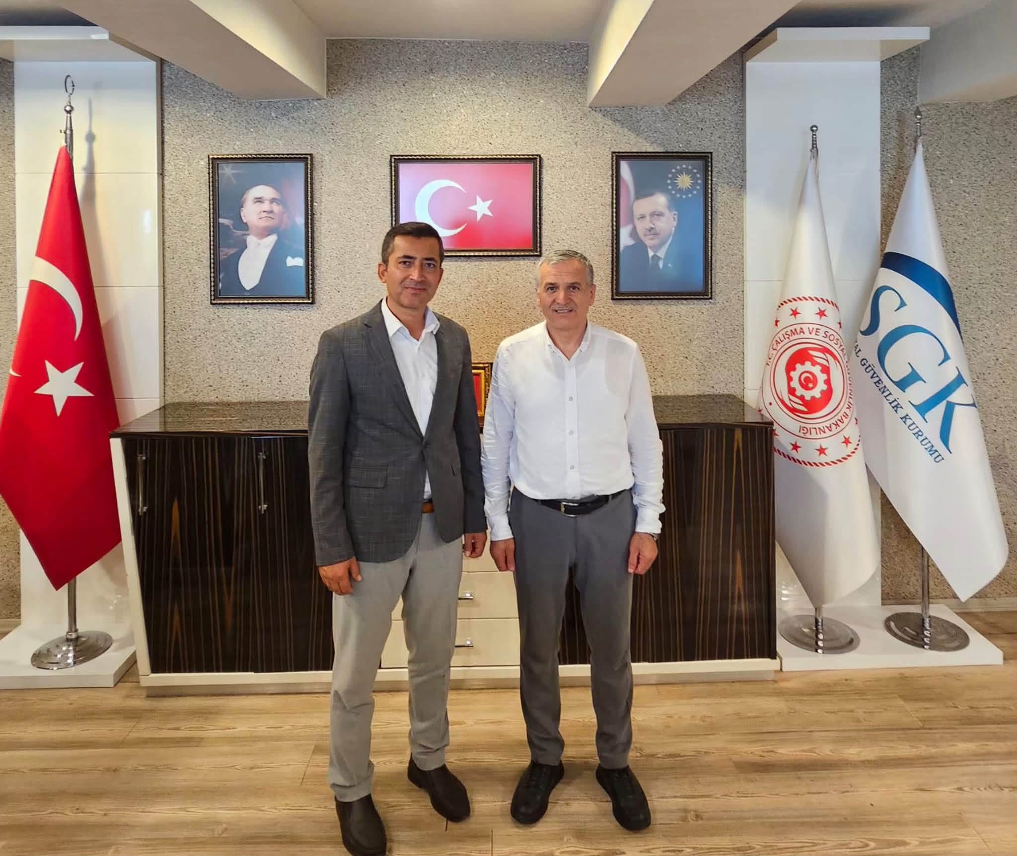 SGK İl Müdürü Ali Karaçallı'ya Ziyaret